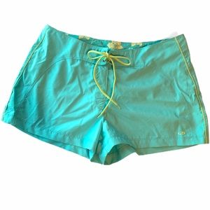 CHAMPION Shorts Swim Workout Size M Aqua